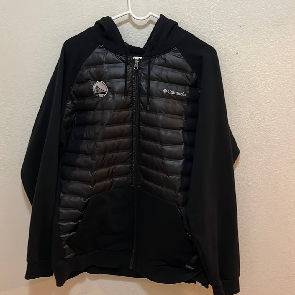 Columbia golden state warriors jacket xl